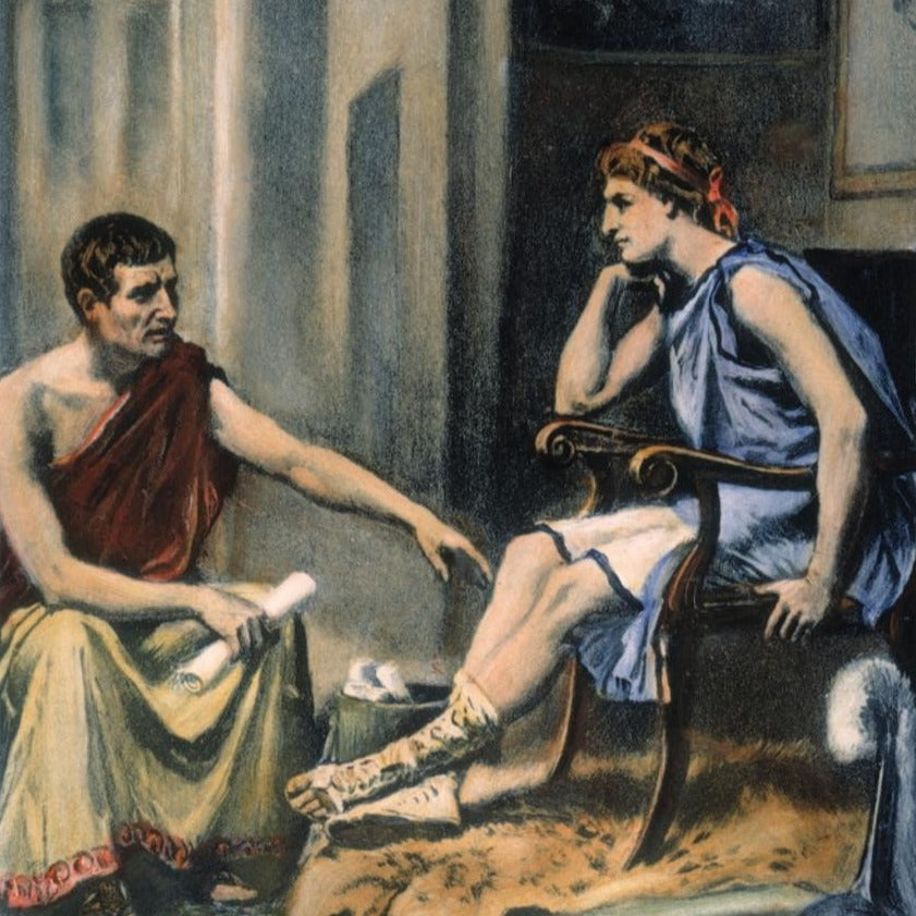 Aristotle tutoring Alexander the Great | Jean-Léon Gerôme | 1895