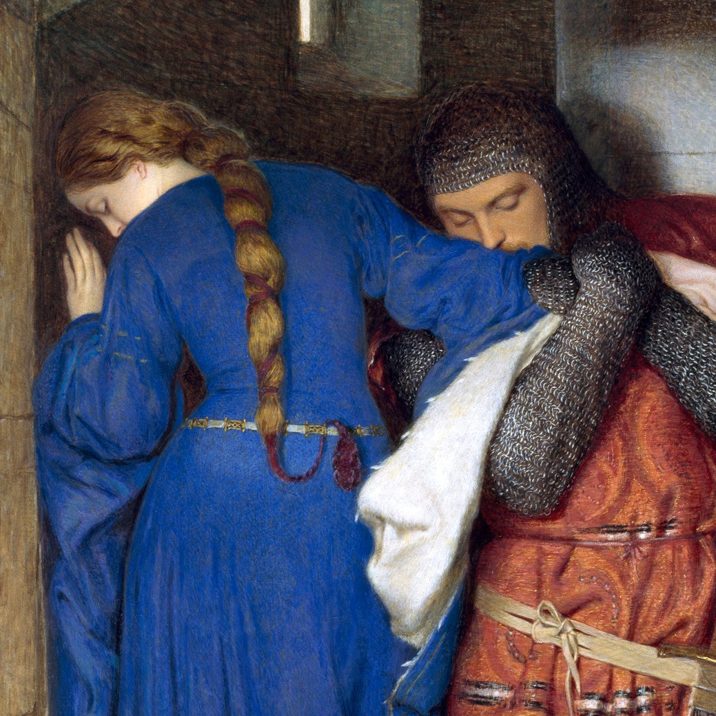 The Meeting on the Turret Stairs | Frederic William Burton | 1864