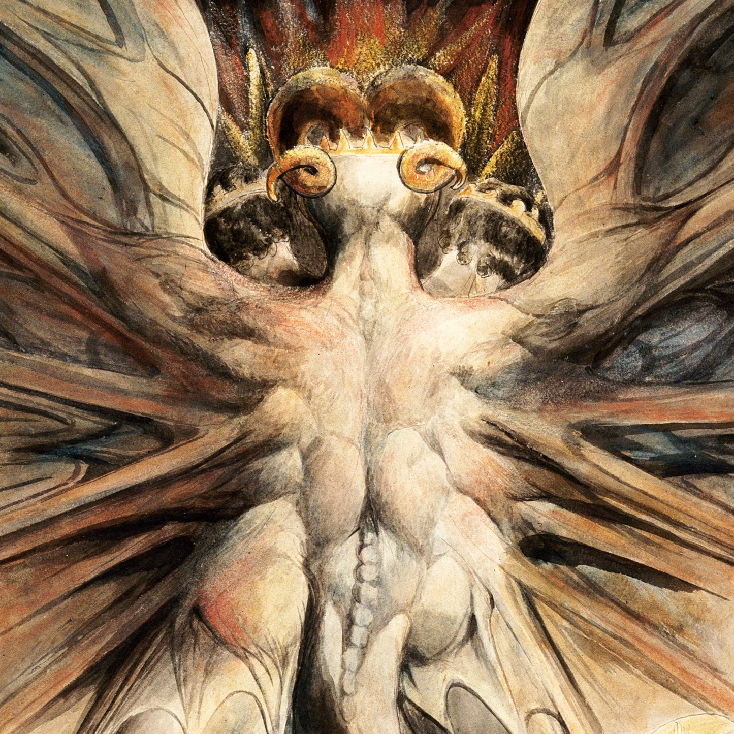 The Great Red Dragon and the Woman Clothed with the Sun | William Blake | c. 1803-05