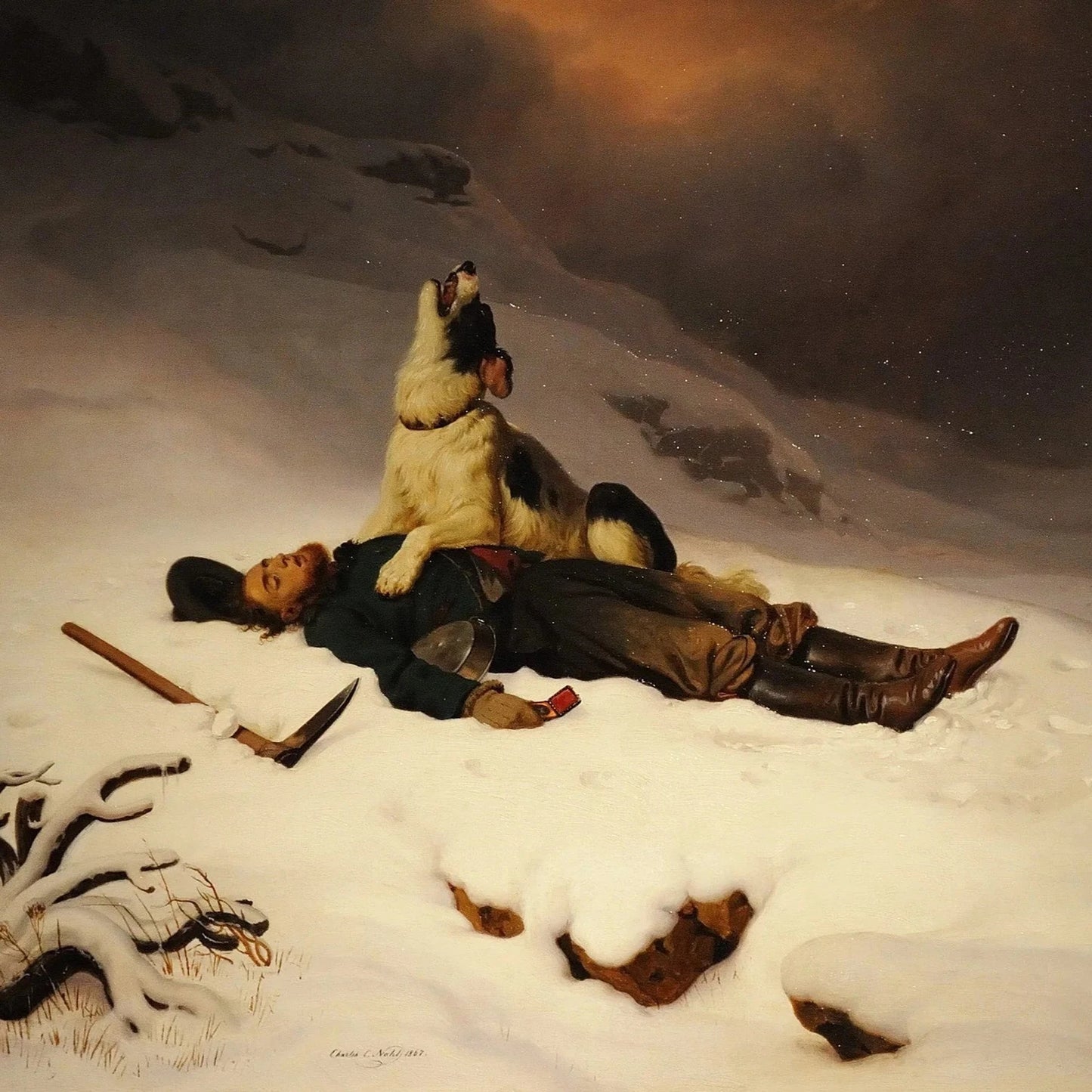 The Dead Miner | Charles Christian Nahl | 1867