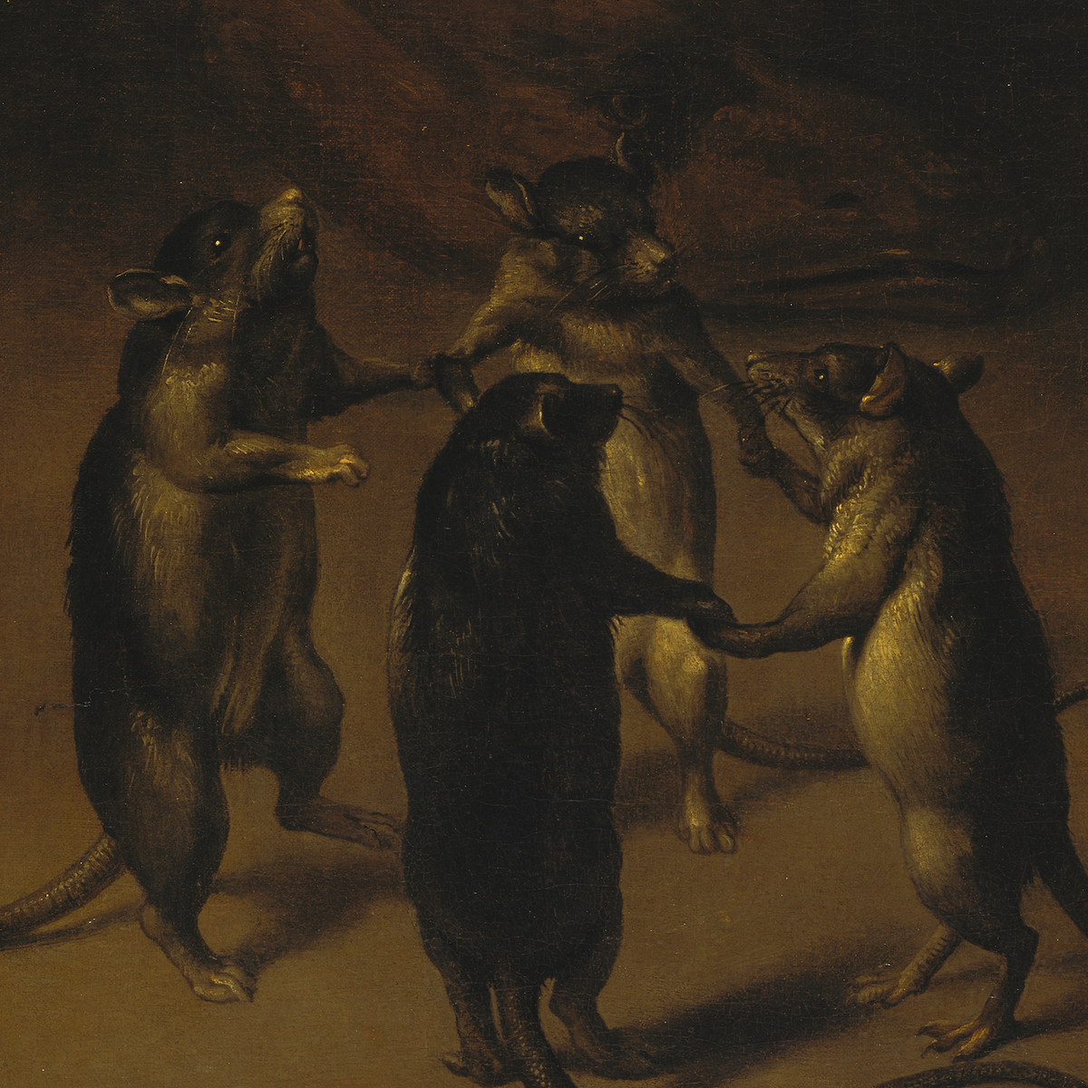The Dance of the Rats | Ferdinand van Kessel | c. 1690