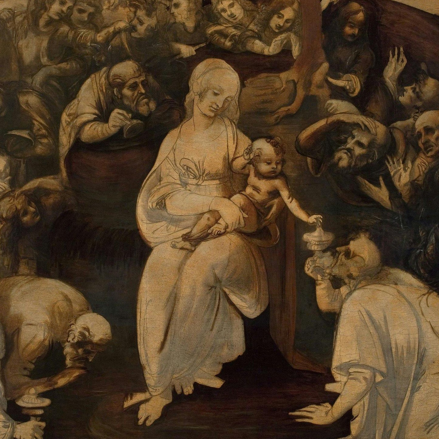 The Adoration of the Magi | Leonardo da Vinci | 1481