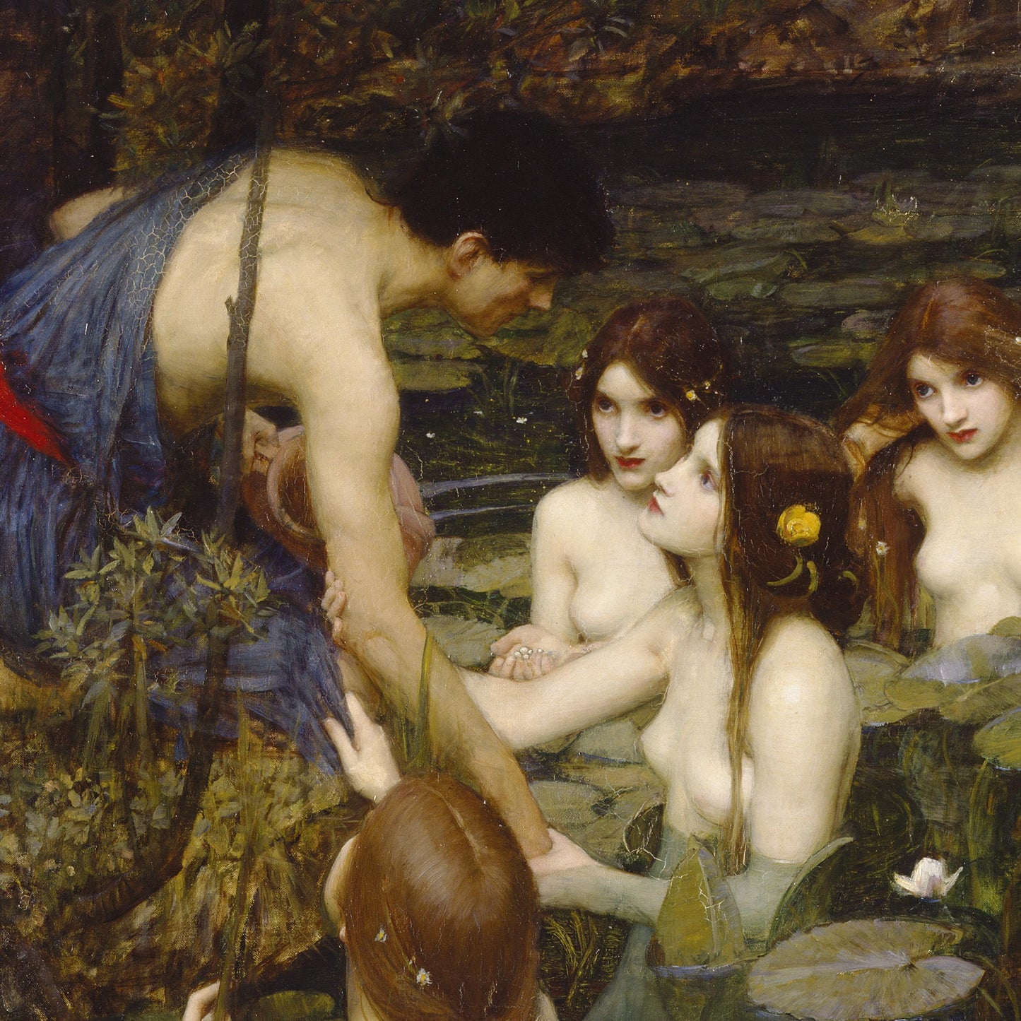 Hylas and the Nymphs | John William Waterhouse | 1896