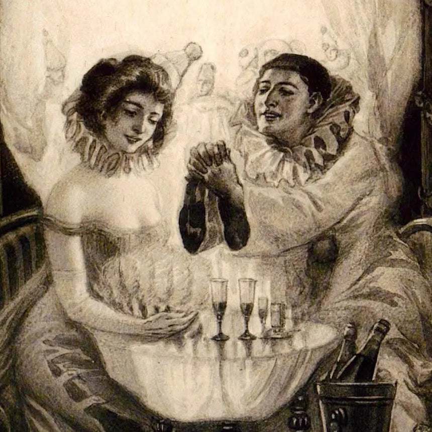 L'Amour de Pierrot | Attributed to Salvador Dalí | c. 1904