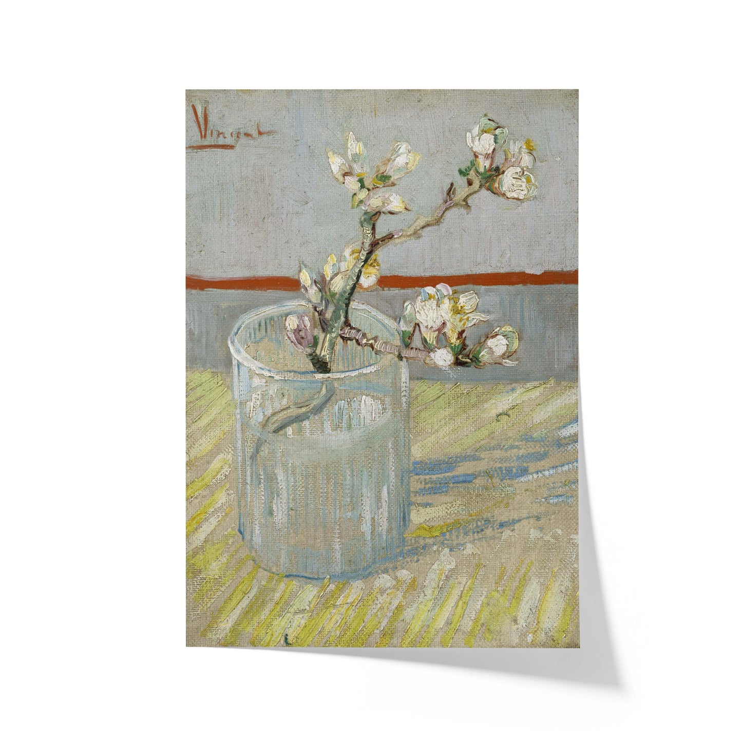 Spring of Flowering Almond In A Glass | Vincent van Gogh | 1890