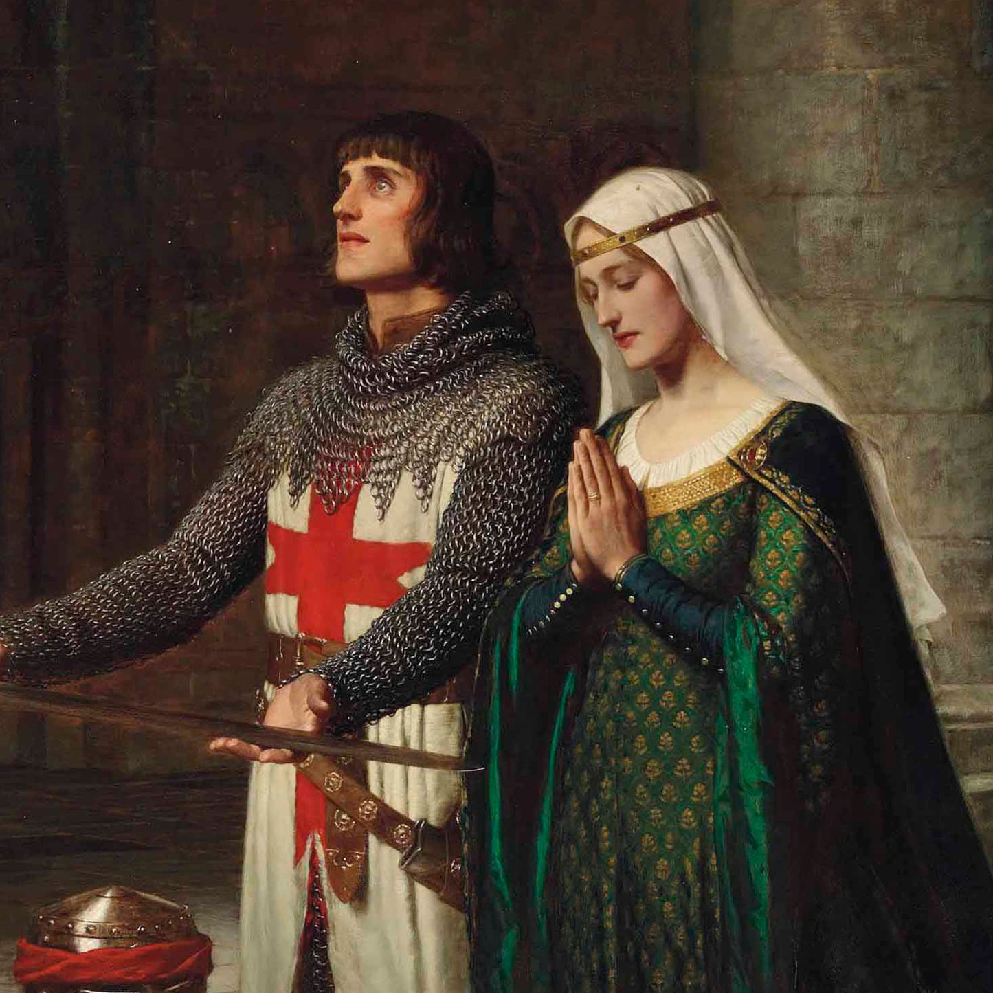 The Dedication | Edmund Leighton | 1908