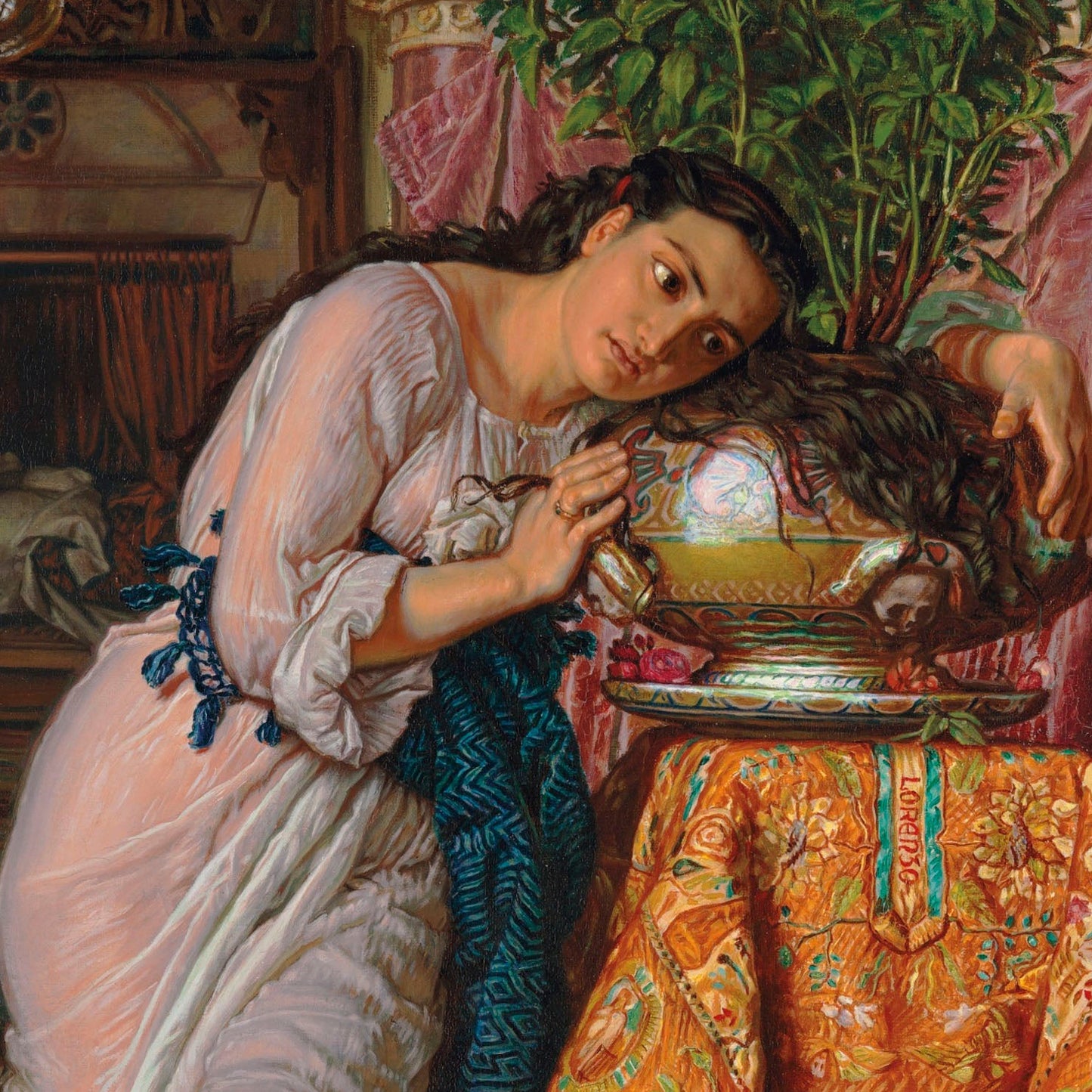 Isabella and the Pot of Basil | William Holman Hunt | 1868