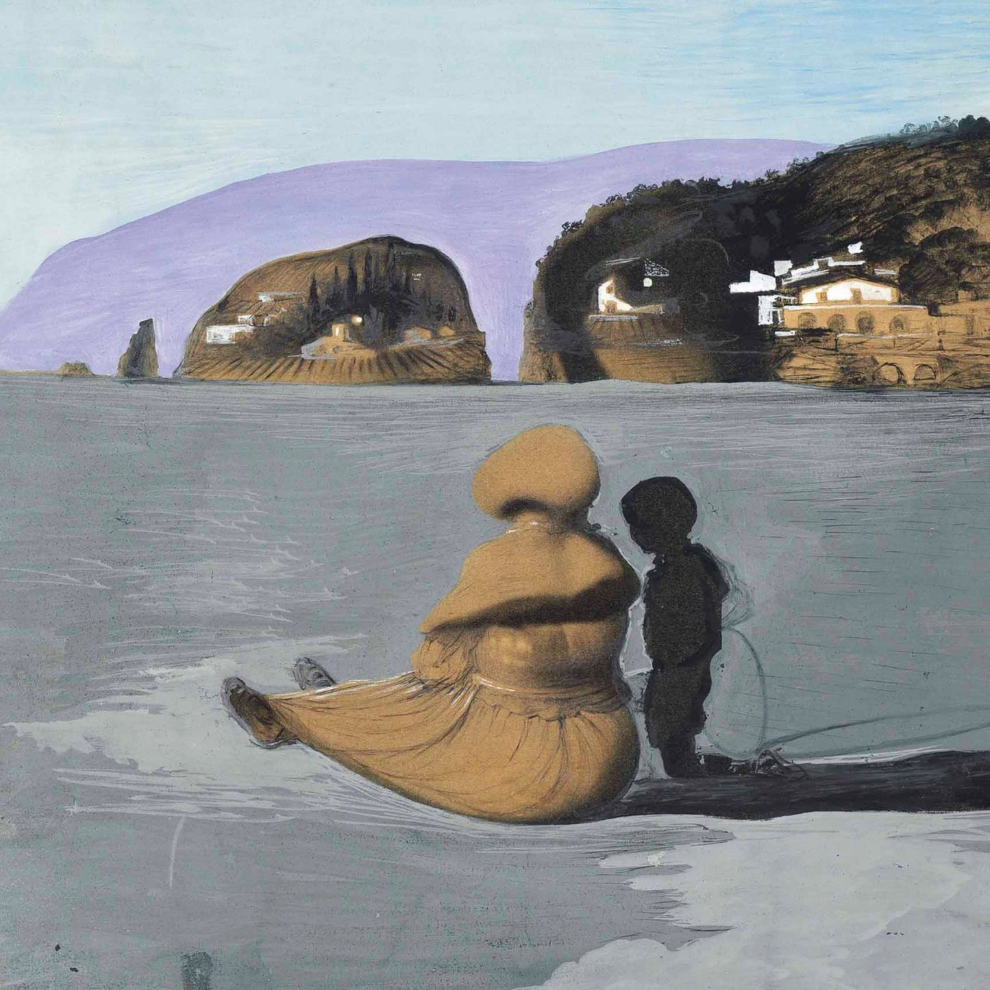 Adolescence or Mysterious Mouth Appearing on My Nurse's Back | Salvador Dali | 1941