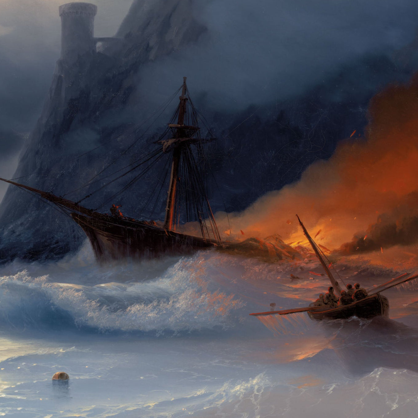 Tempest | Ivan Aivazovsky | 1855