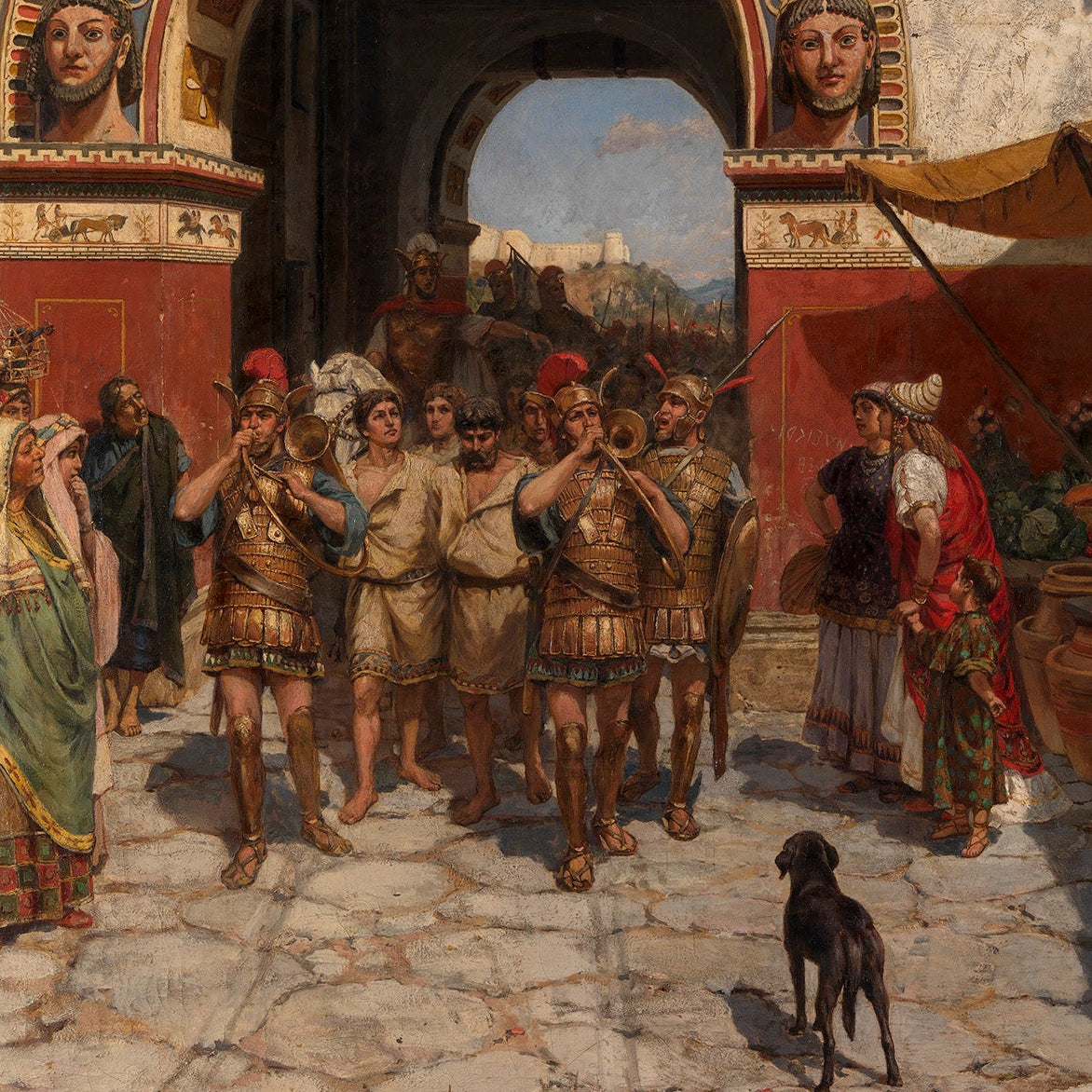 Returning With Captives | Aleksandr Svedomsky | 1884