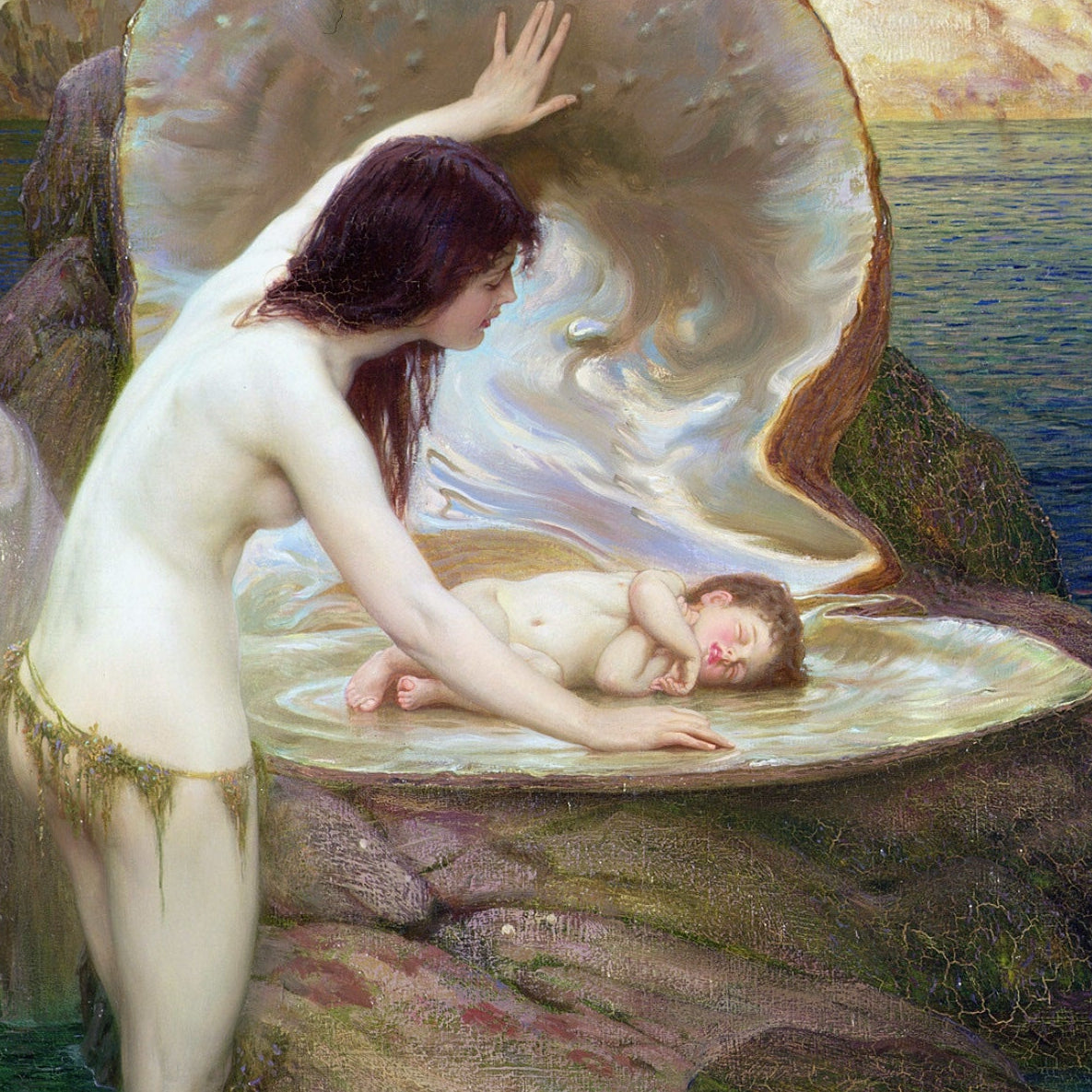 A Water Baby | Herbert James Draper | c. 1900