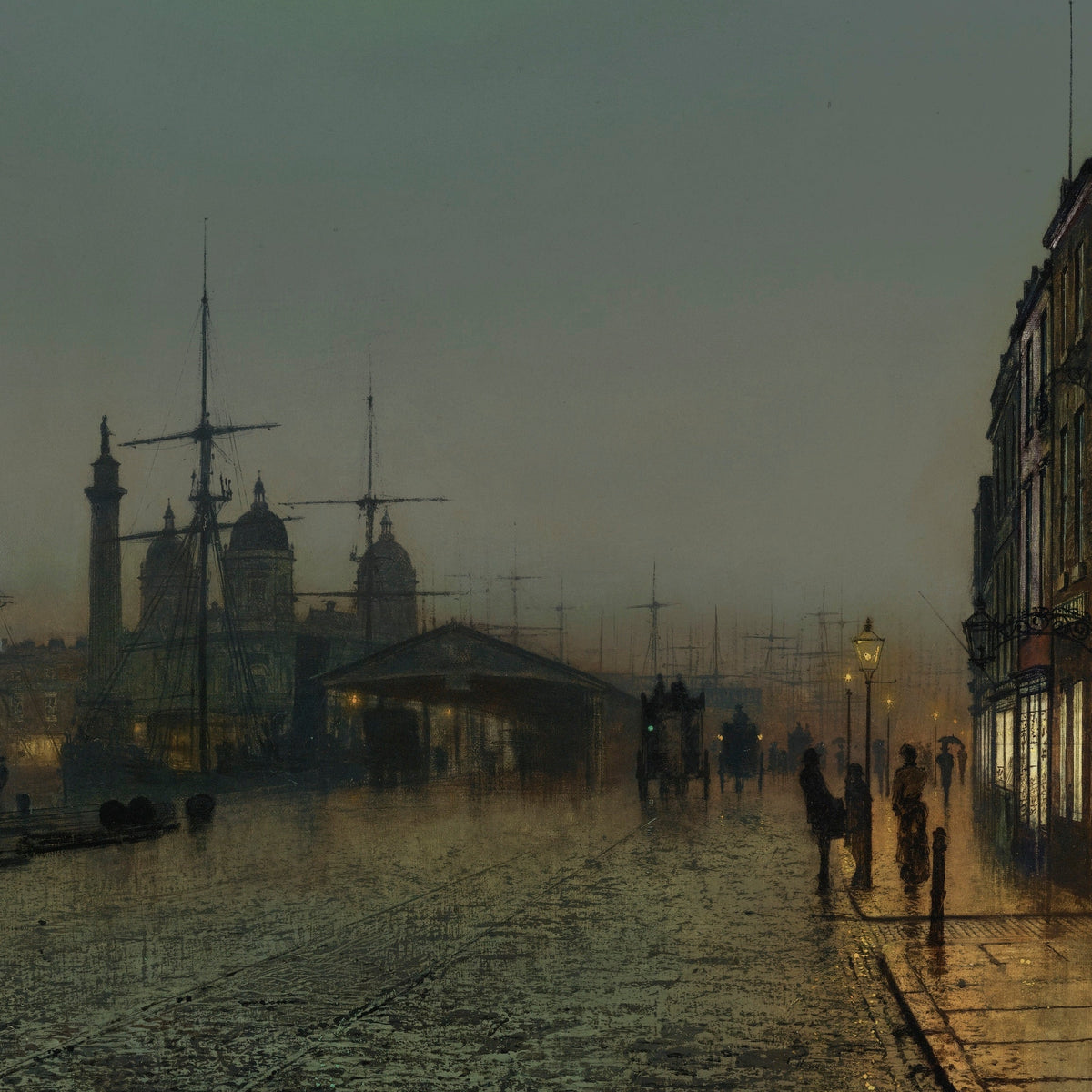 Humber Docks, Hull | John Atkinson Grimshaw | 1884