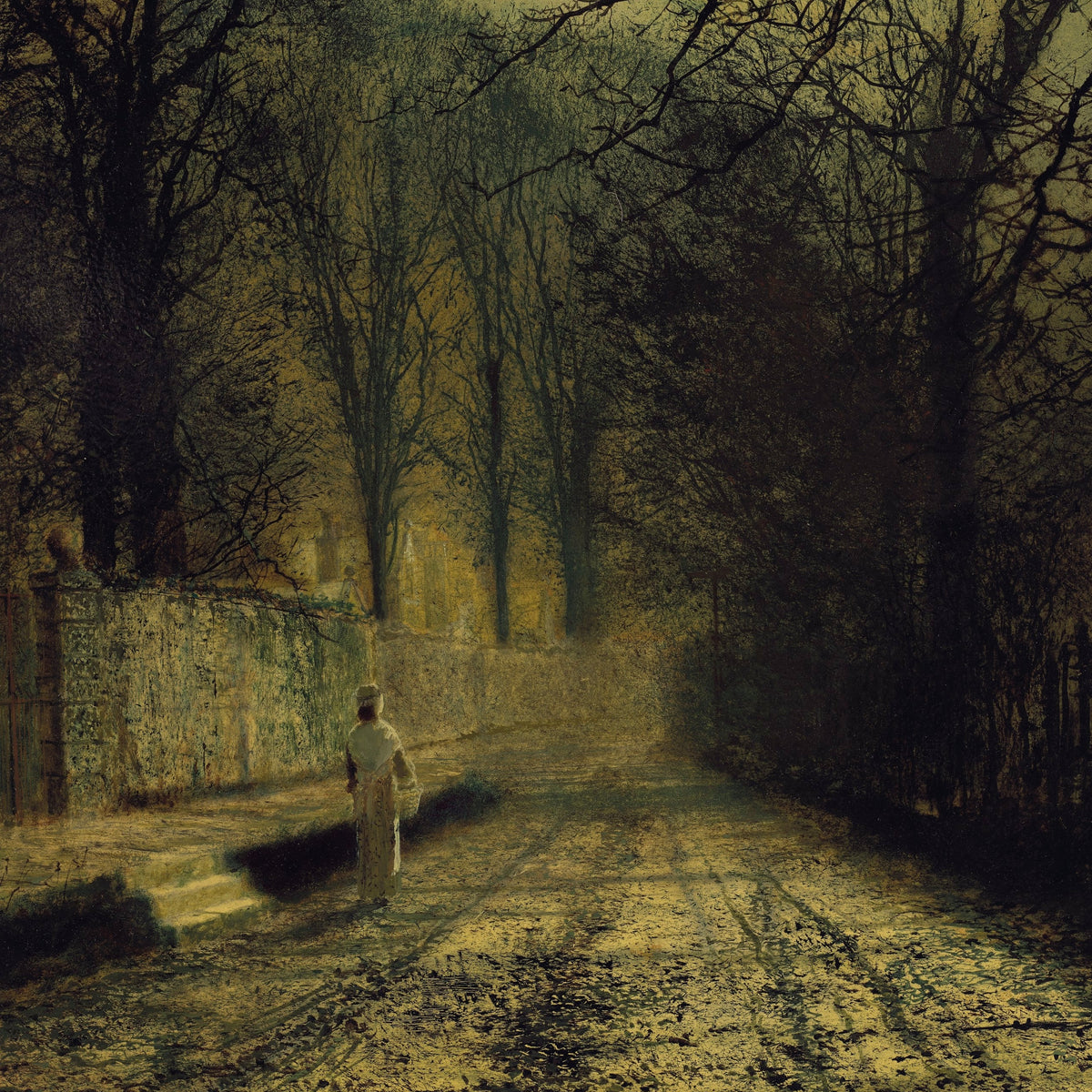 A Moonlit Street | John Atkinson Grimshaw | 1880