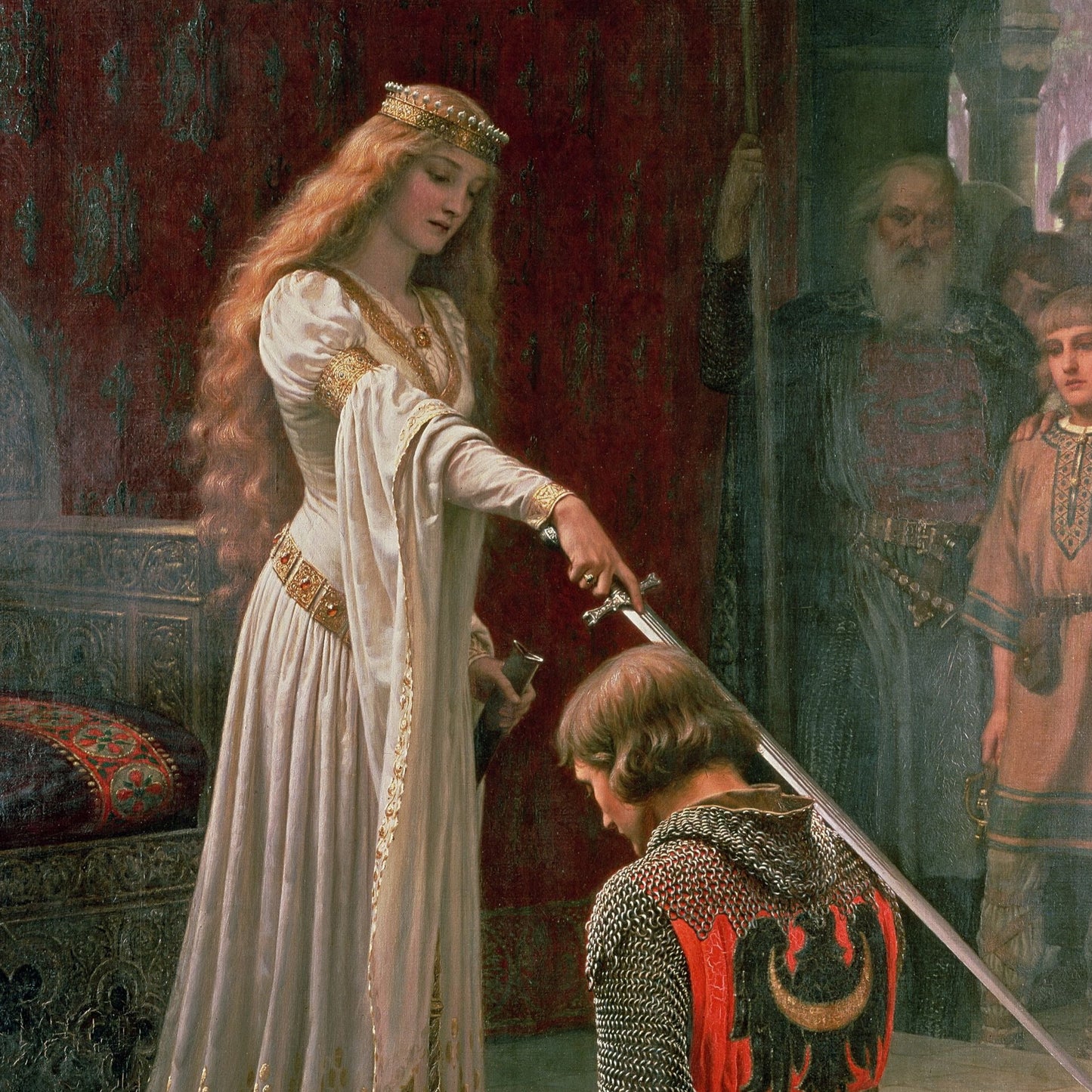 The Accolade | Edmund Leighton | 1901