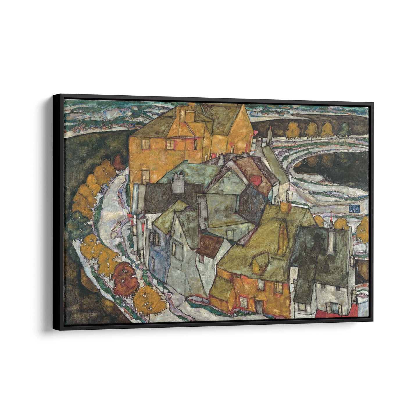 Crescent of Houses II | Egon Schiele | 1914