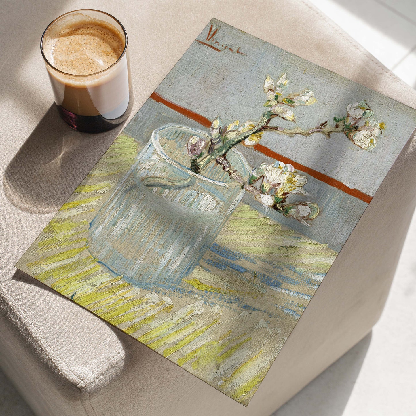 Spring of Flowering Almond In A Glass | Vincent van Gogh | 1890