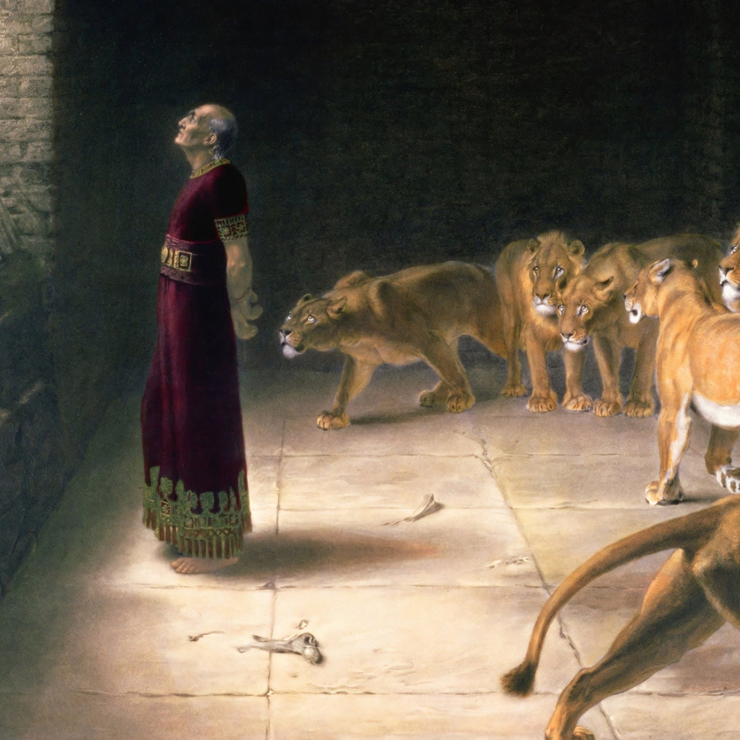 Daniel's Answer to the King | Briton Rivière | 1890