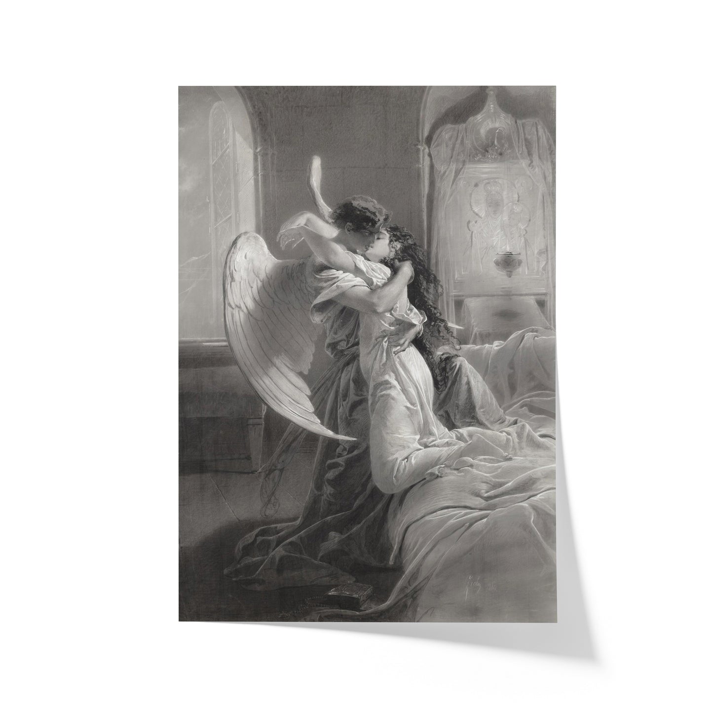 The Kiss | Mihály Zichy | 1864