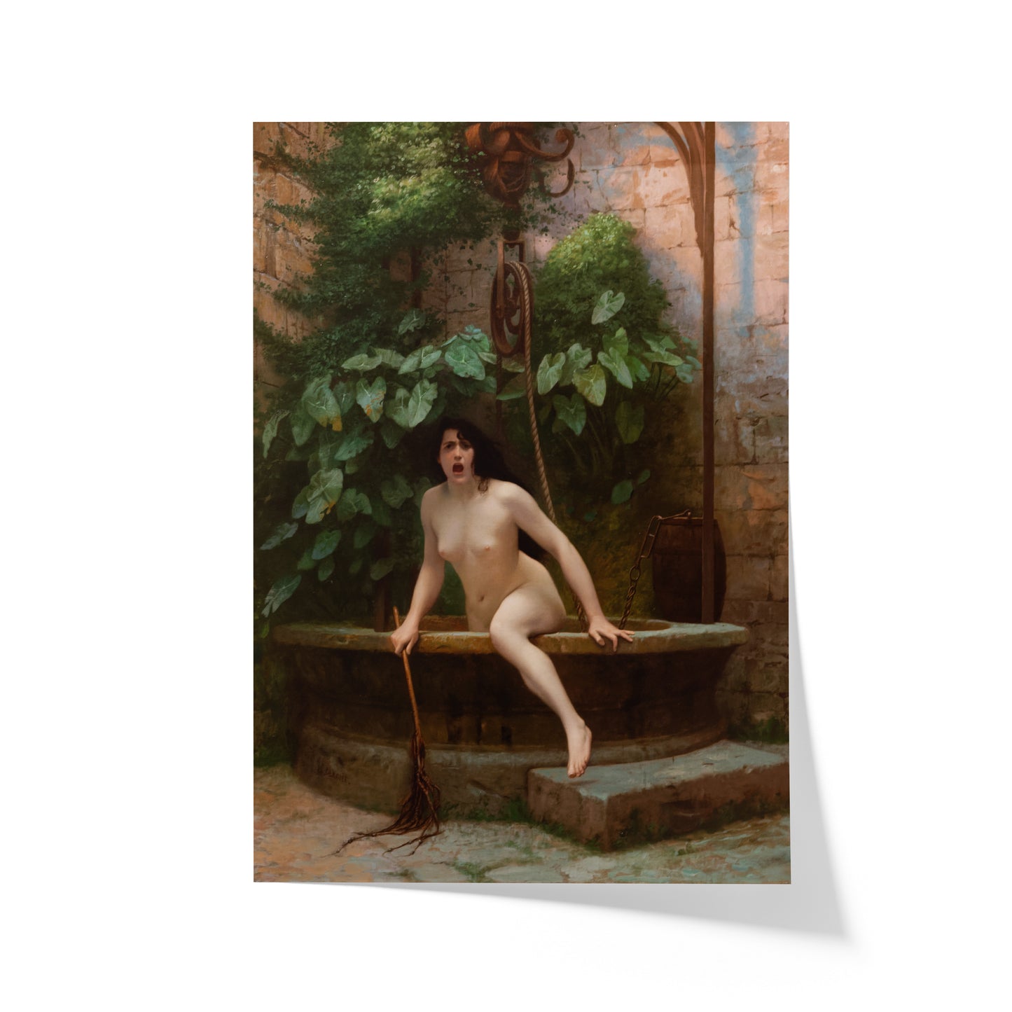 Truth Coming Out of Her Well to Shame Mankind | Jean-Léon Gérôme | 1896