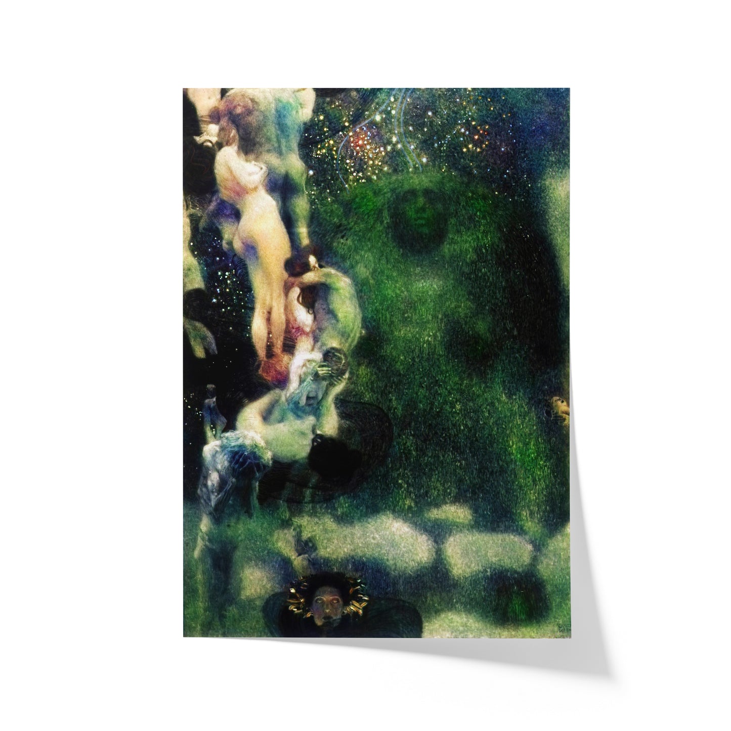 Philosophy (Colorized) | Gustav Klimt | 1900