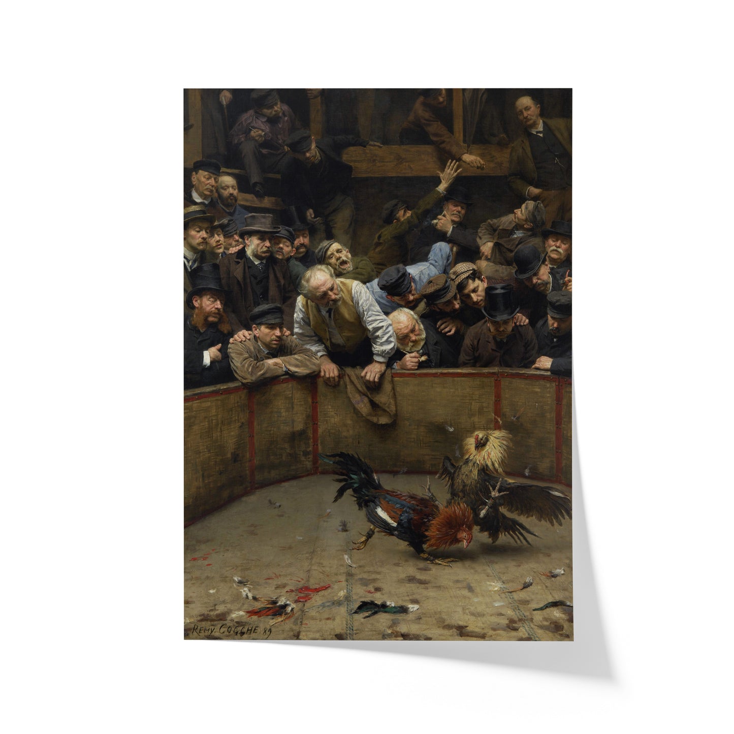 Cockfight in Flanders | Rémy Cogghe | 1889