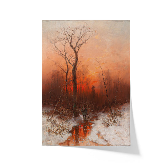 Returning Home at Sunset | Désiré Thomassin | 1894