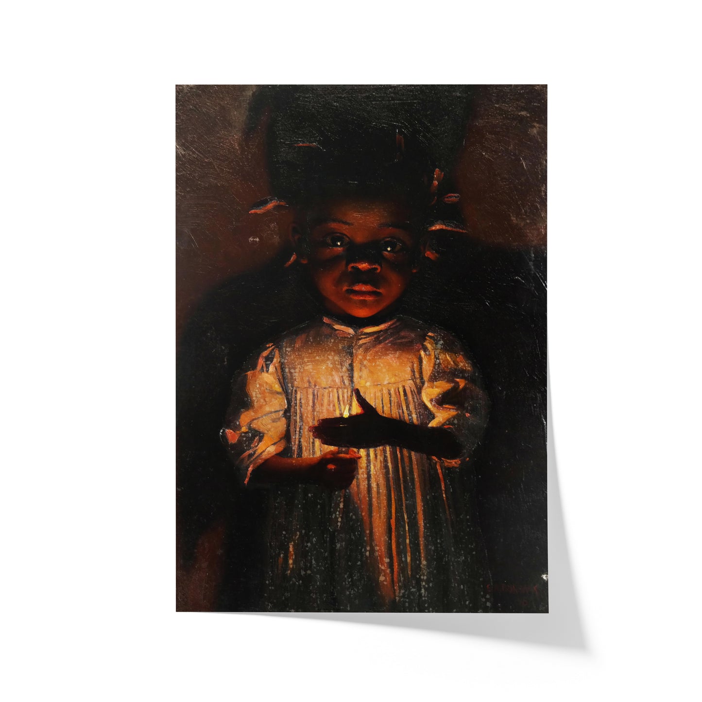 Girl with Candle | Elbridge Ayer Burbank | 1896