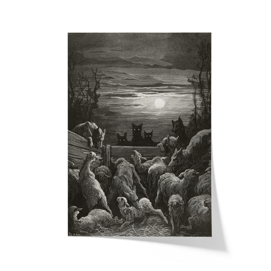 The Wolves and The Sheep | Gustave Doré | 1867