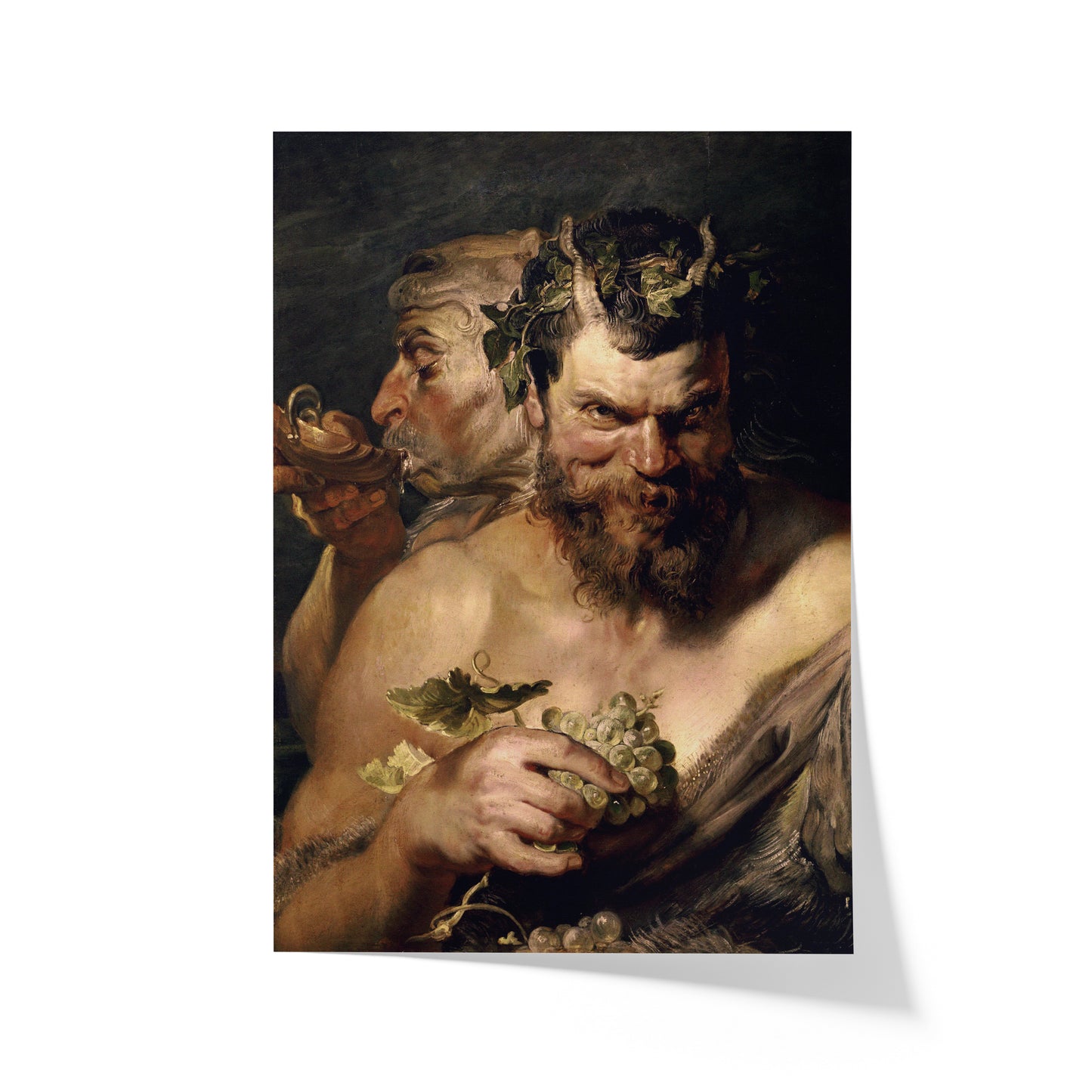 Two Satyrs | Peter Paul Rubens | c. 1617-19