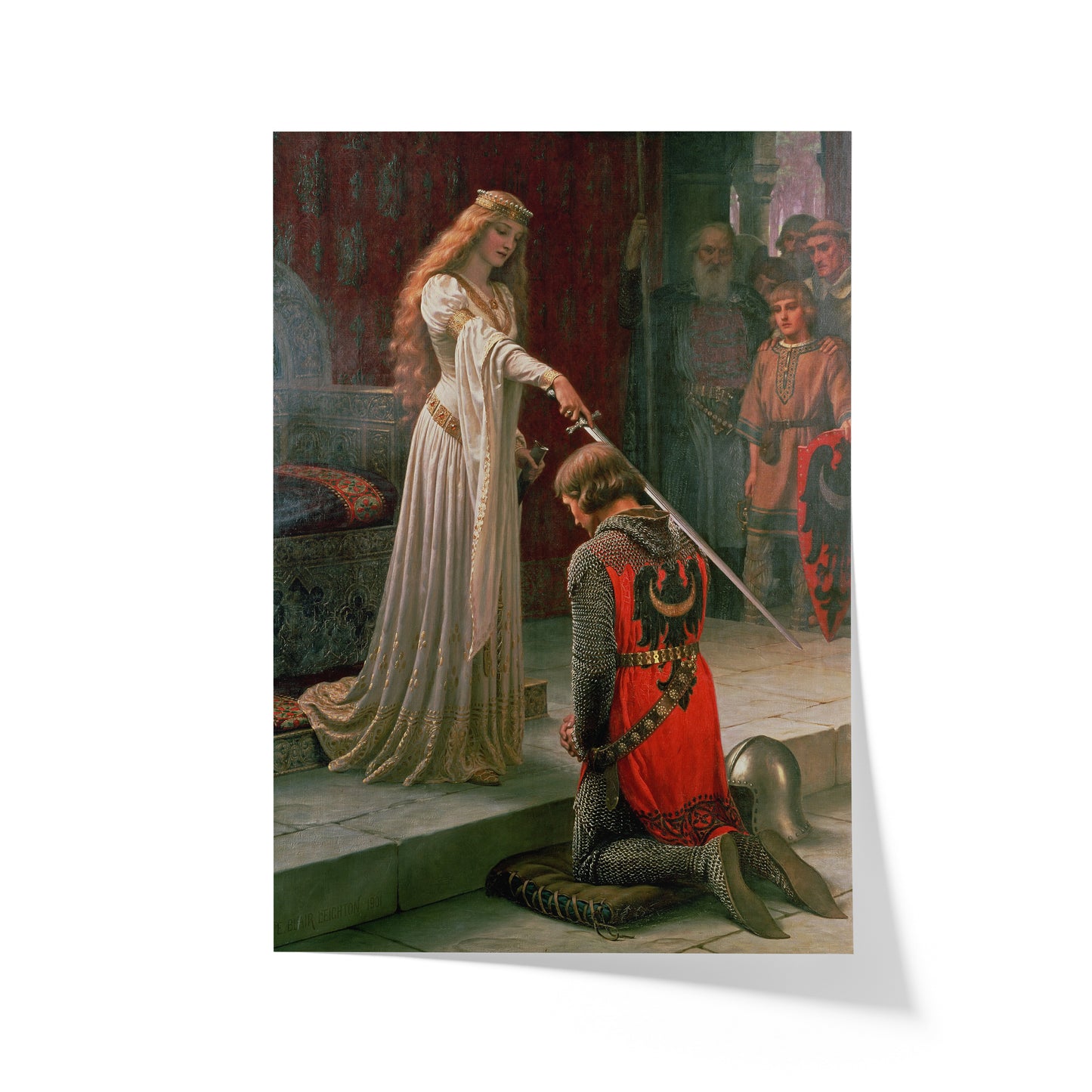 The Accolade | Edmund Leighton | 1901