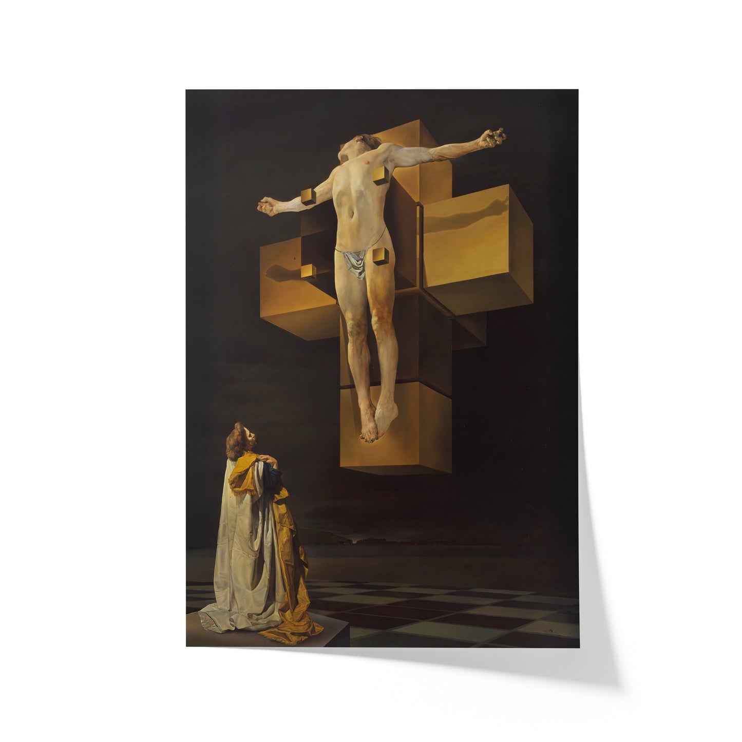 Crucifixion (Corpus Hypercubus) | Salvador Dalí | 1954