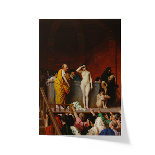A Roman Slave Market | Jean-Léon Gerôme | c. 1884