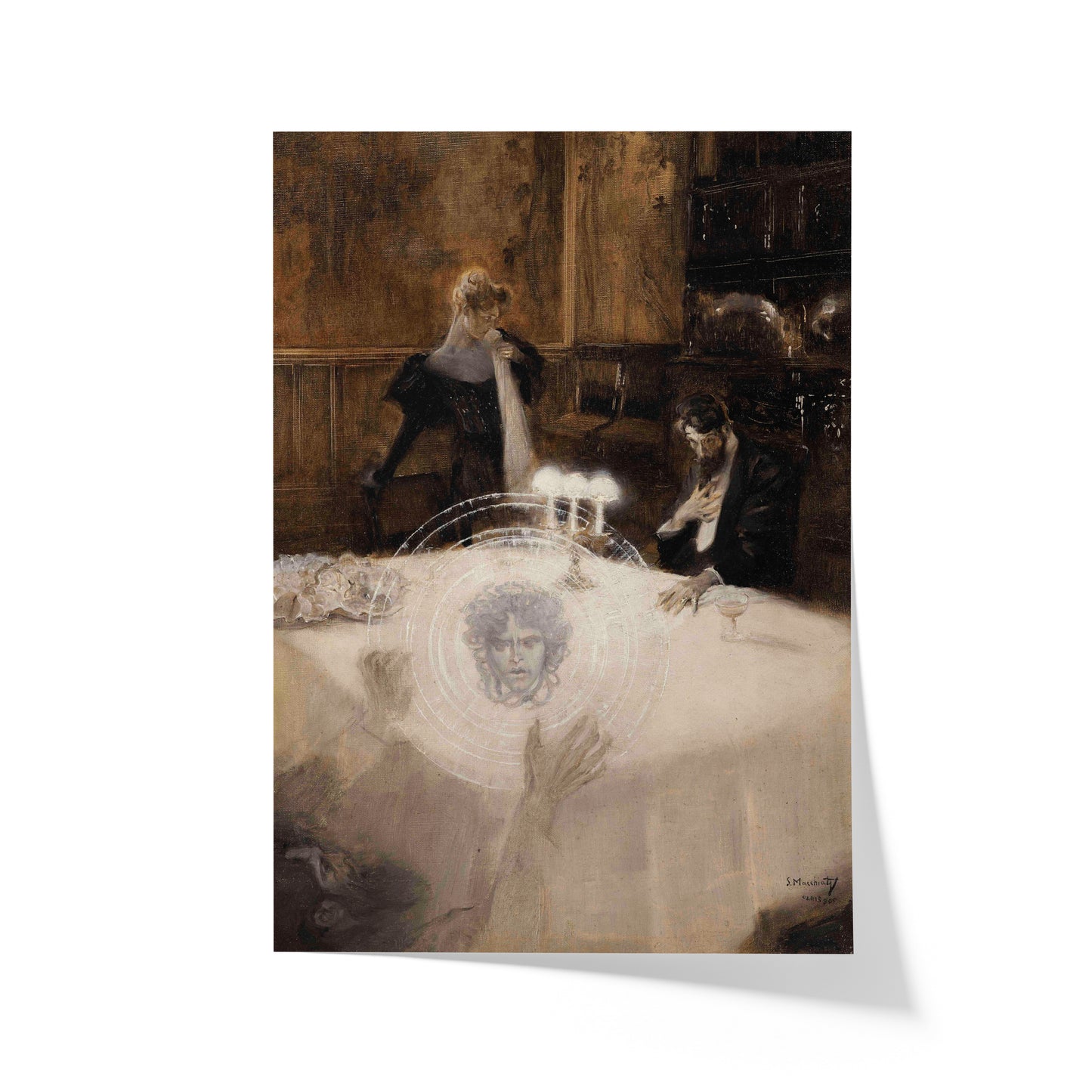 L’avertissement (Spirit scene) | Serafino Macchiati | 1905
