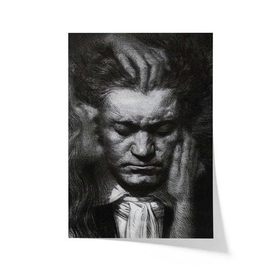 Beethoven Listening To A Muse | Ludovic Alleaume | 1928