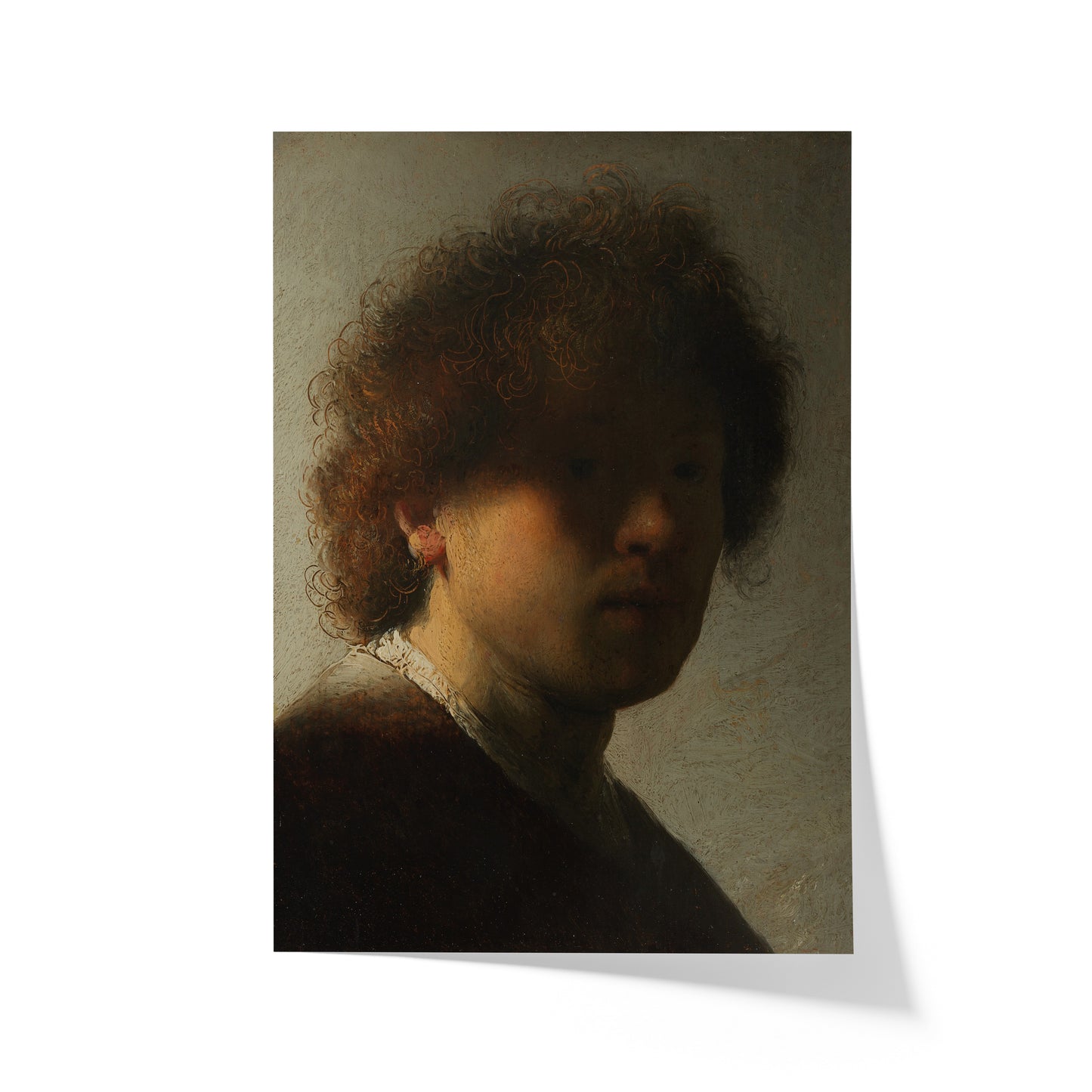 Self-Portrait with Dishevelled Hair | Rembrandt | 1628