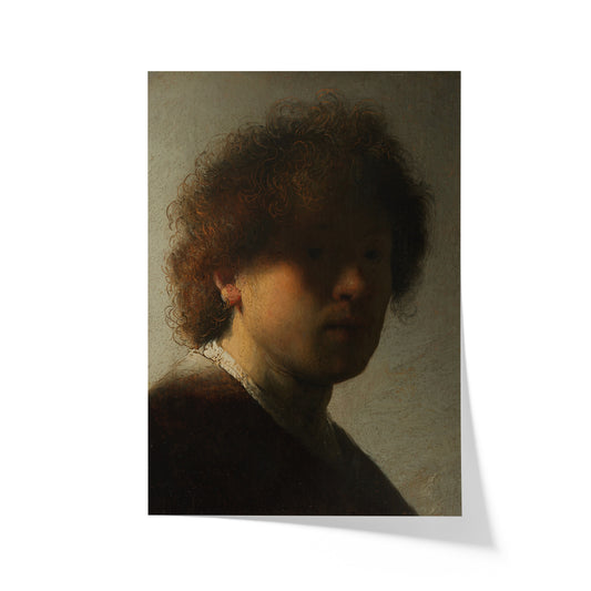 Self-Portrait with Dishevelled Hair | Rembrandt | 1628