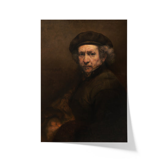 Self-Portrait with Beret and Turned-Up Collar | Rembrandt | 1659