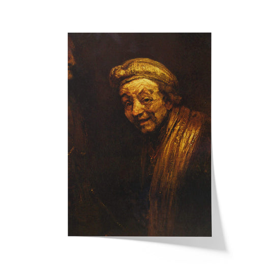 Self-portrait as Zeuxis Laughing | Rembrandt | c. 1662