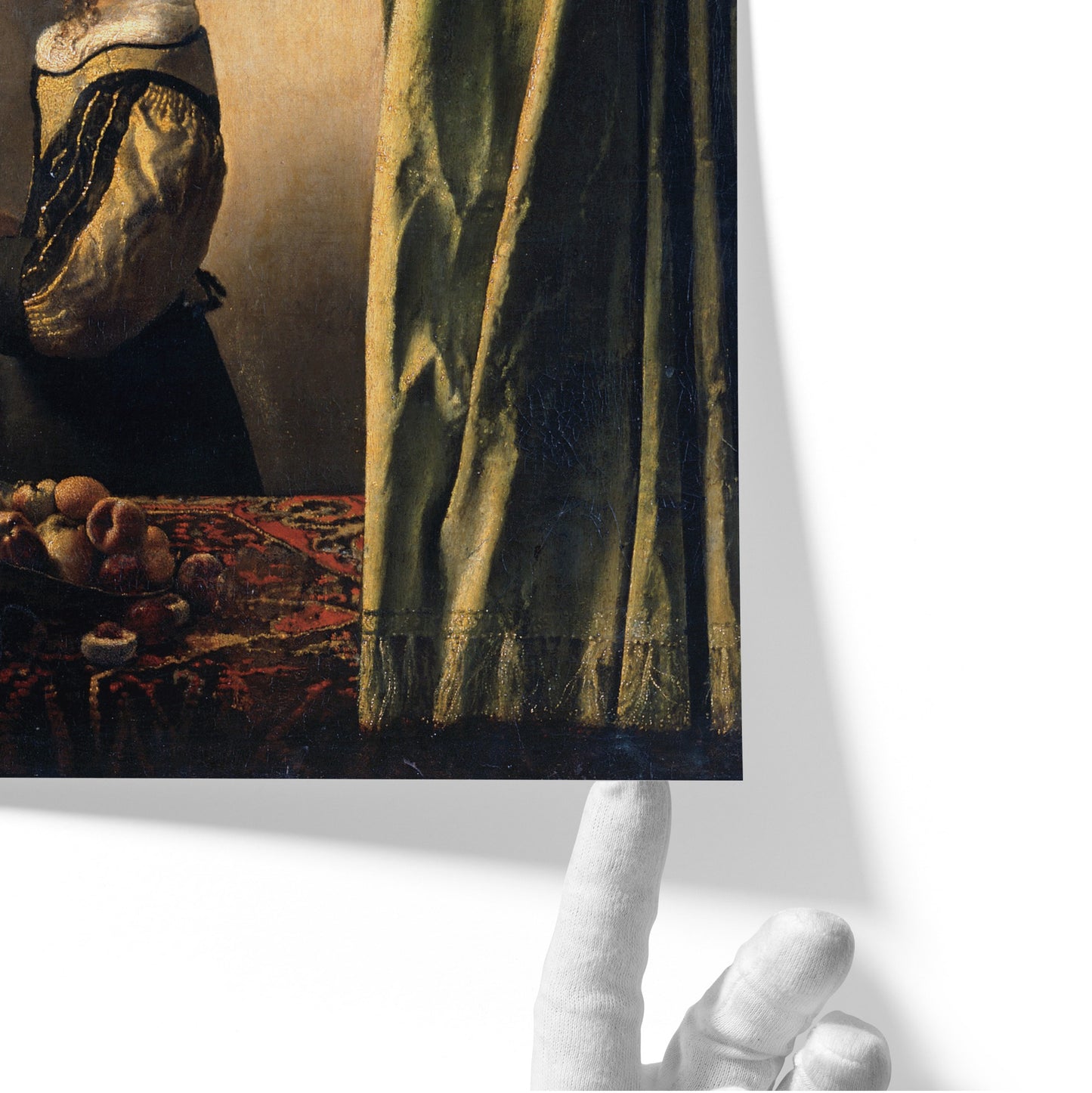 Girl Reading a Letter at an Open Window (Before Restoration) | Johannes Vermeer | 1657