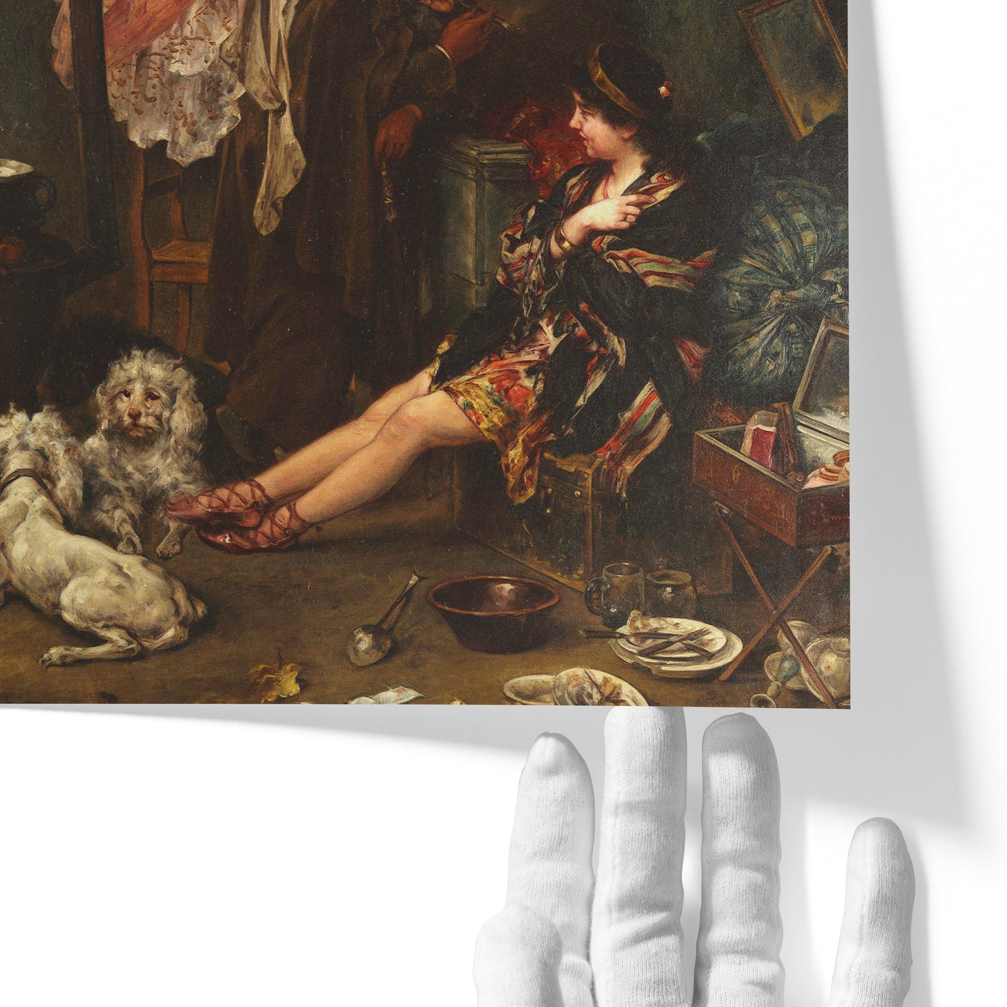 Behind the Scenes | Ludwig Knaus | 1880