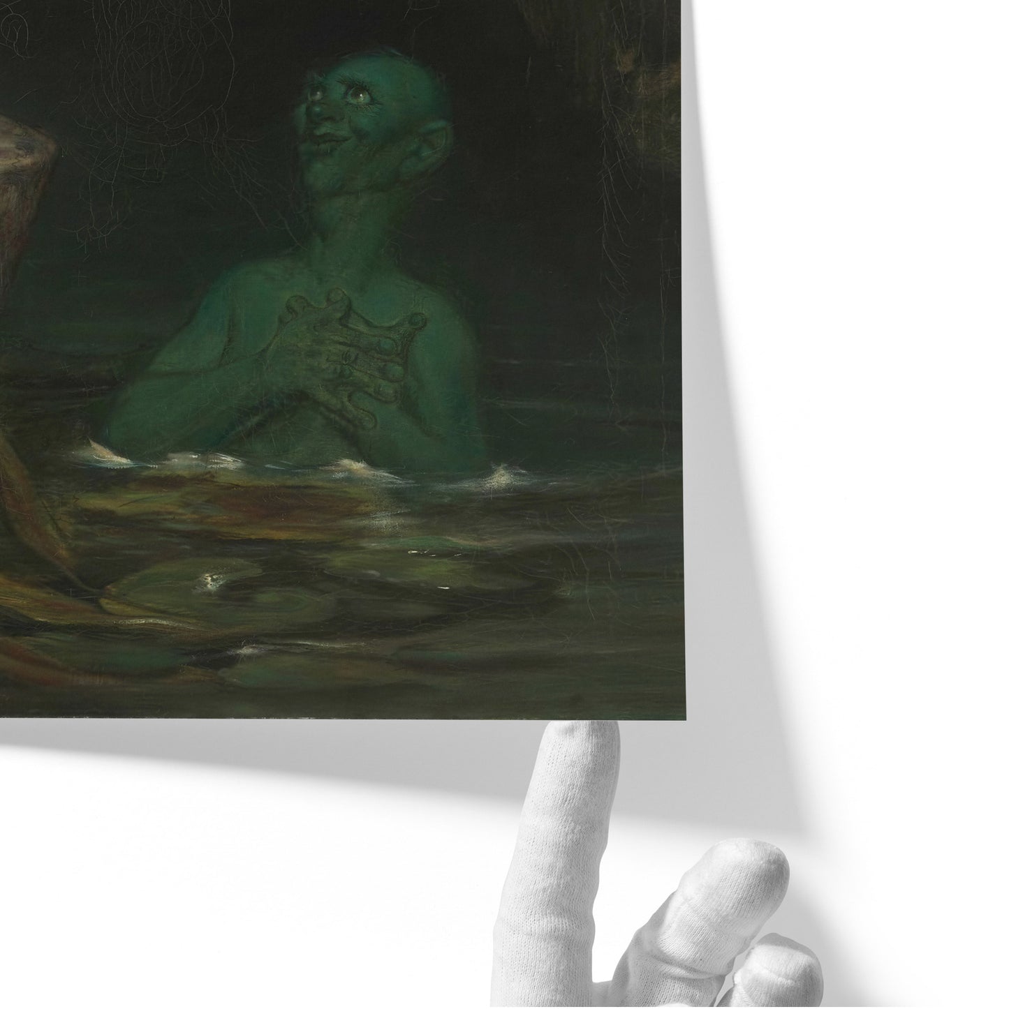 The Nymph and the Waterman | Ferdinand Leeke | 20th Century