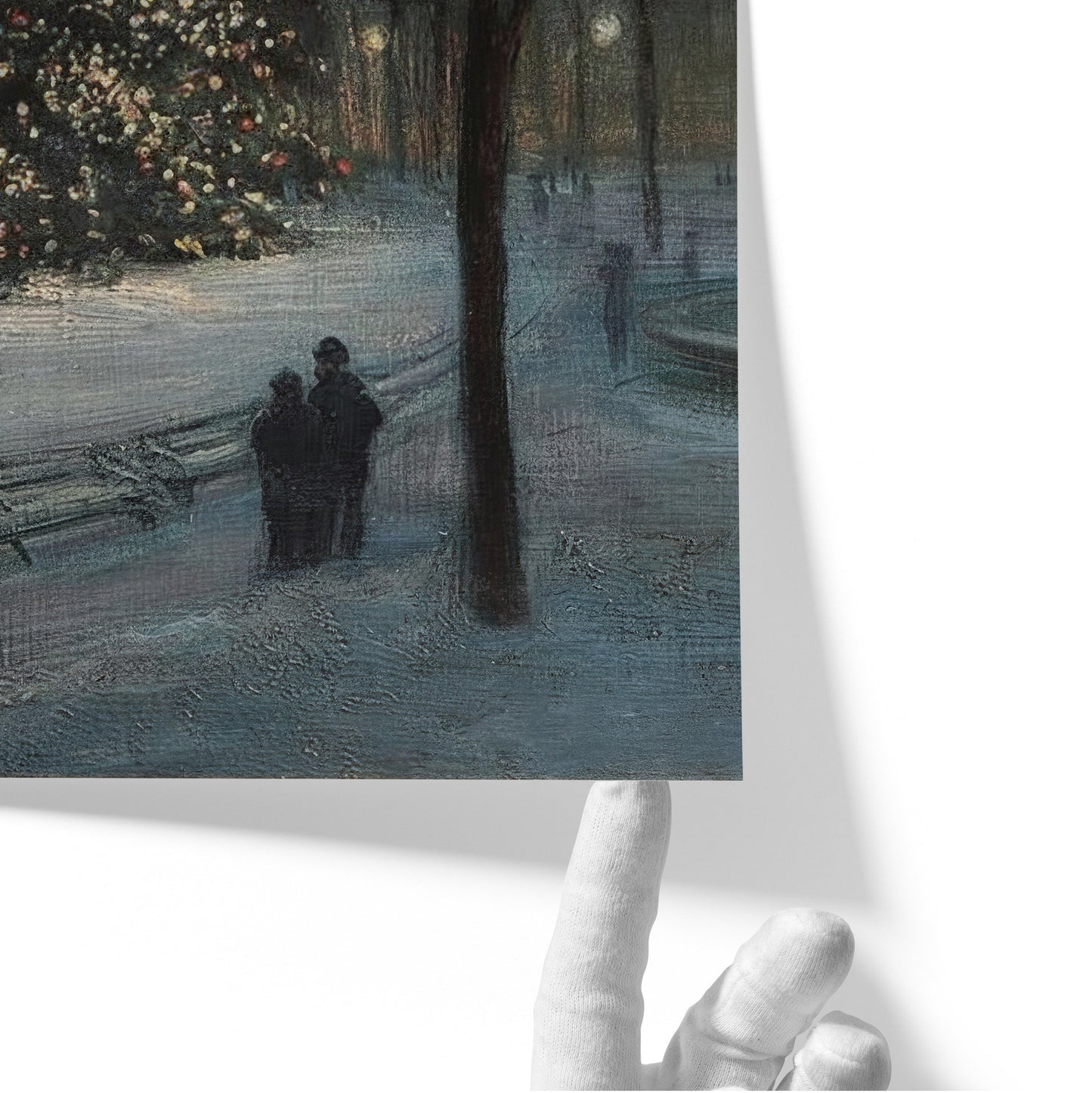 Christmas in Madison Square Park | Paul Cornoyer | 20th Century