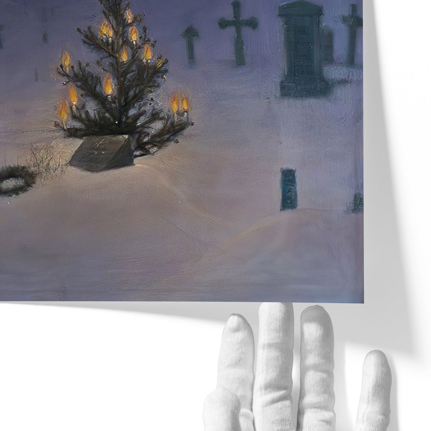 Christmas Eve at the Grave | Otto Hesselbom | 1896