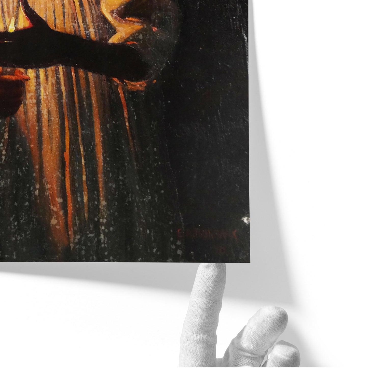 Girl with Candle | Elbridge Ayer Burbank | 1896