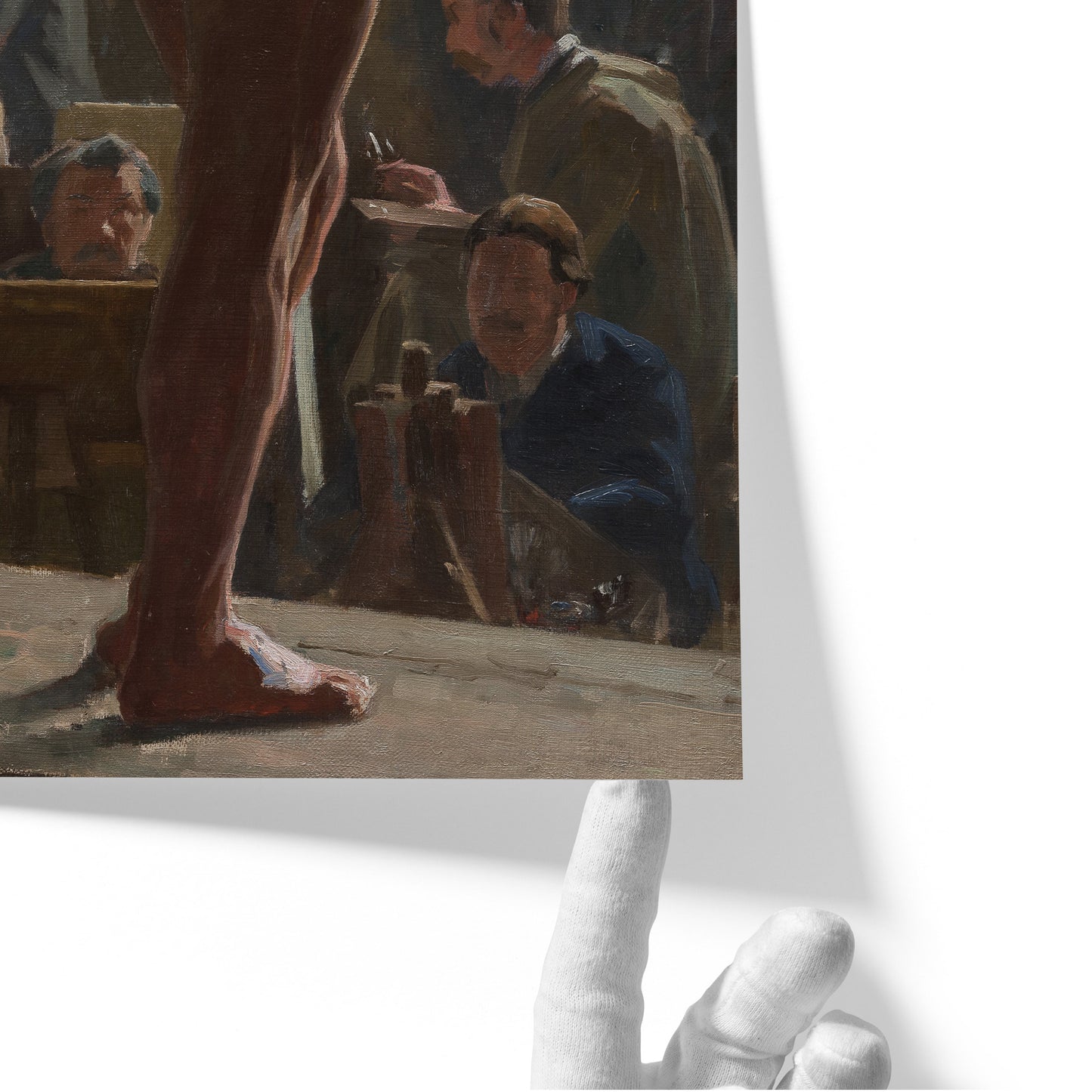 Male Nude in the Studio of Bonnat | Laurits Tuxen | 1877