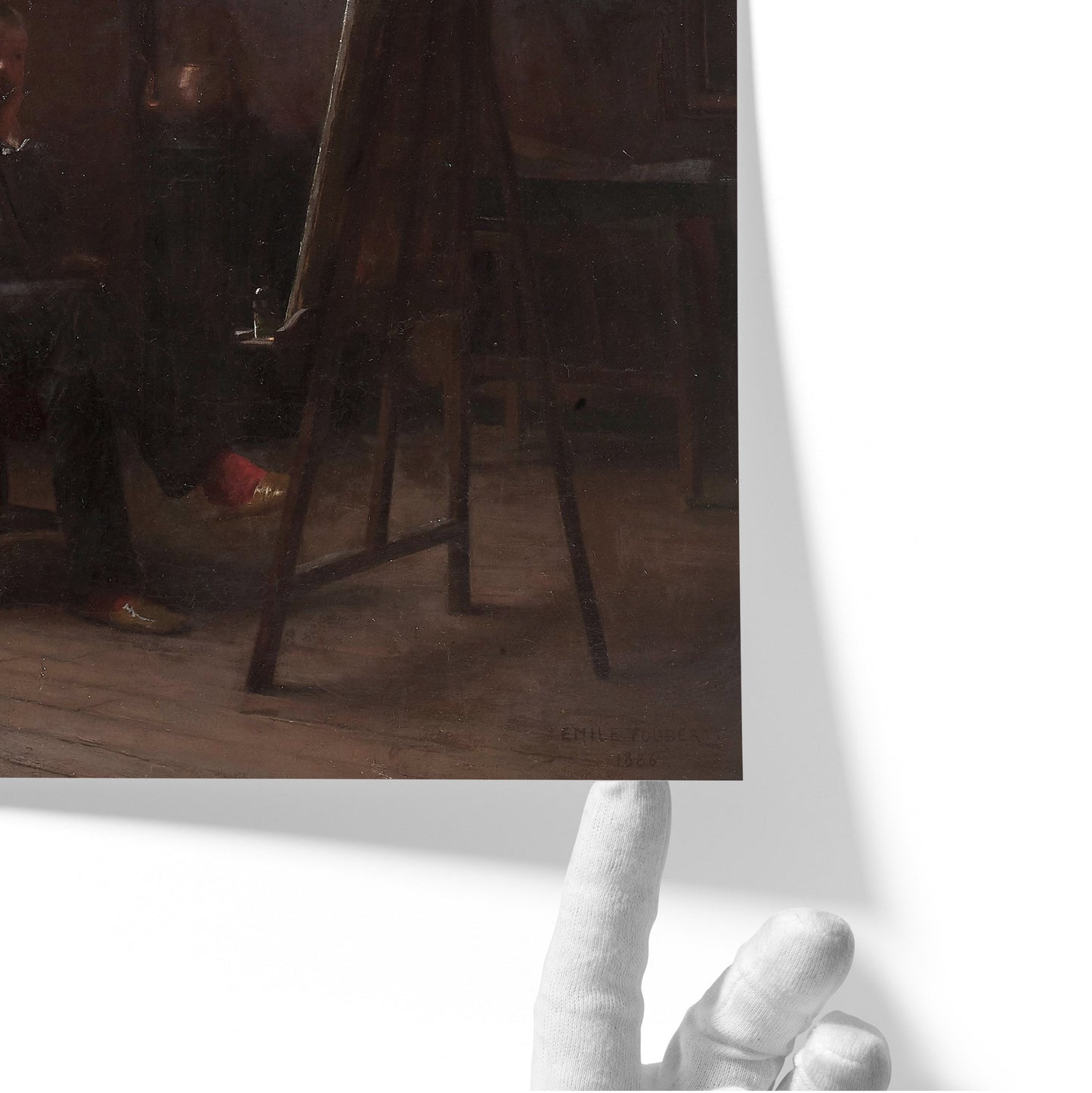 The Artist Dreaming in His Workshop | Emile Louis Foubert | 1886