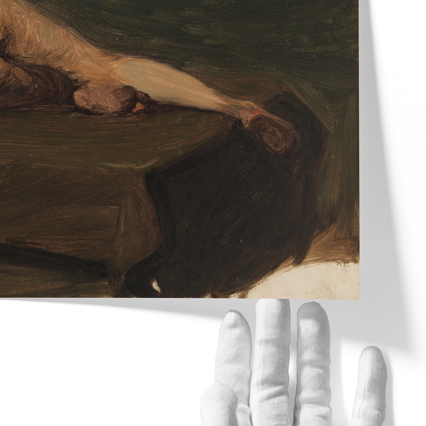 Reclining Female Nude, from Rear | Edward Hopper | 1902-04