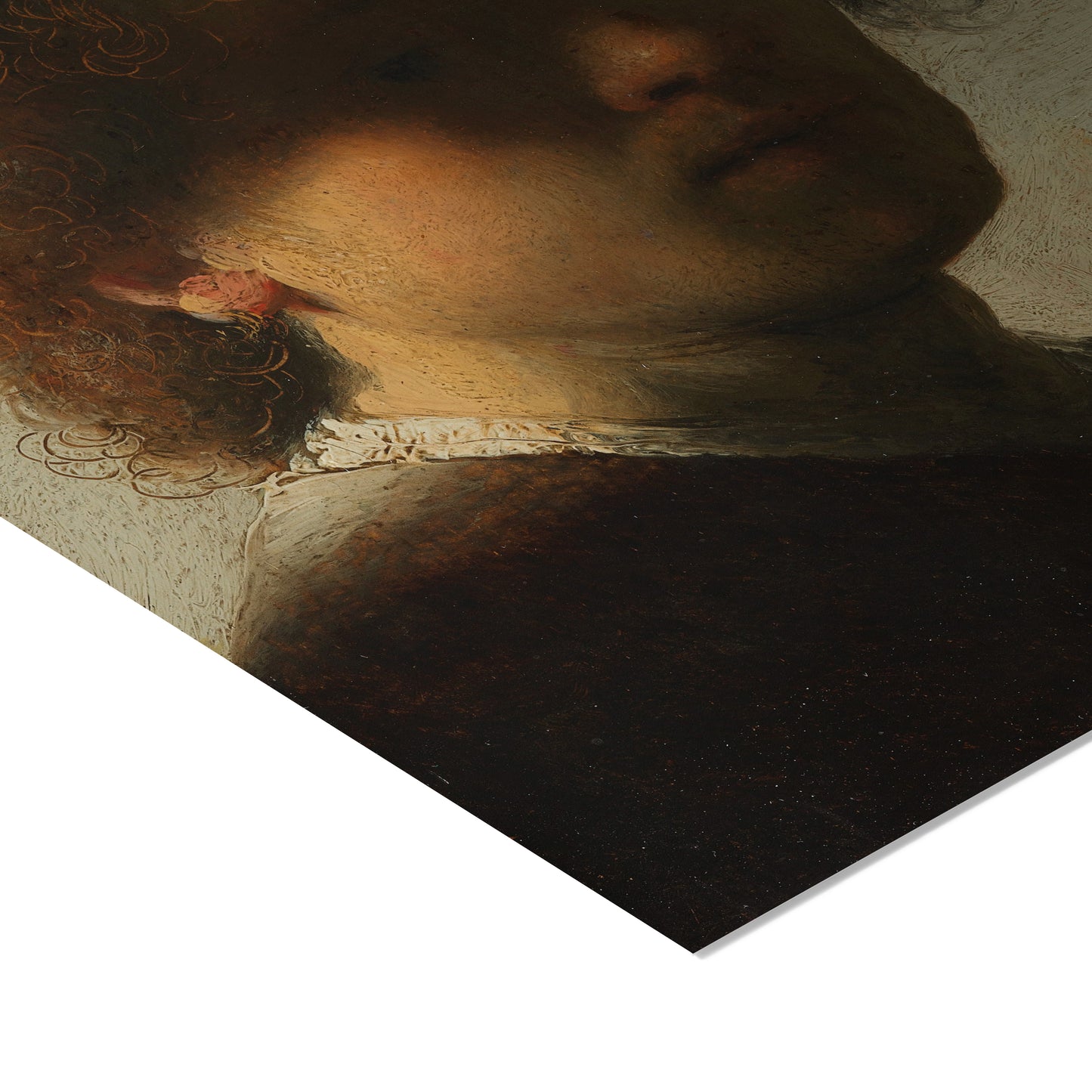 Self-Portrait with Dishevelled Hair | Rembrandt | 1628