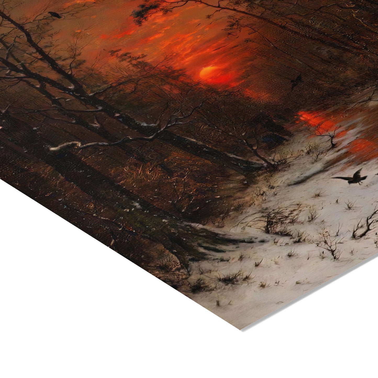 Sunset Over the Winter Forest | Heinrich Gogarten | 1881