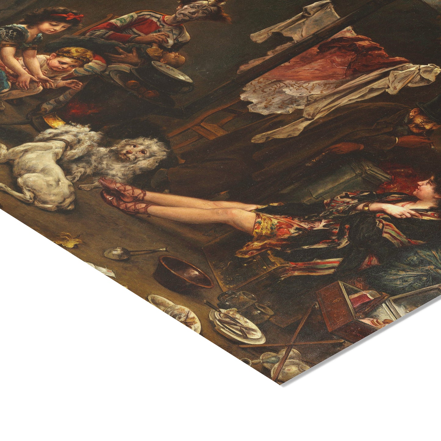 Behind the Scenes | Ludwig Knaus | 1880